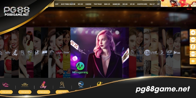 Live Casino Tại PG88 Nhận Thưởng Cao Và Rút Tiền Nhanh